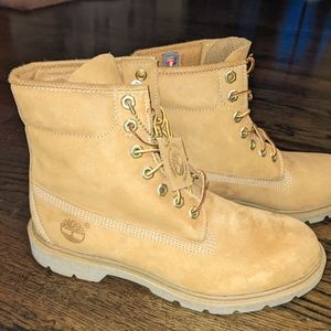 New w/o box Men's Timberland Premium 6 sz 8M wheat color